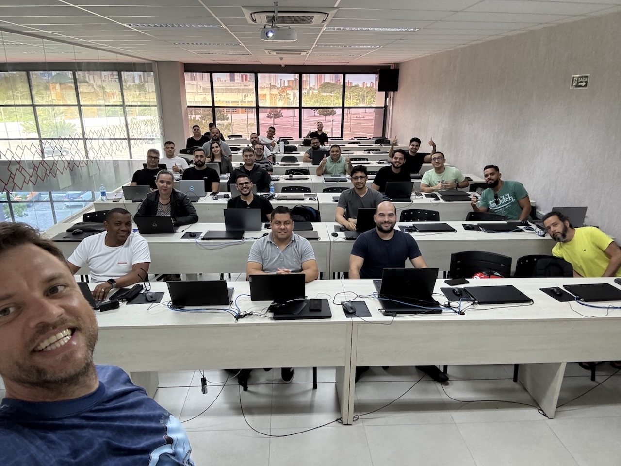 Workshop group selfie